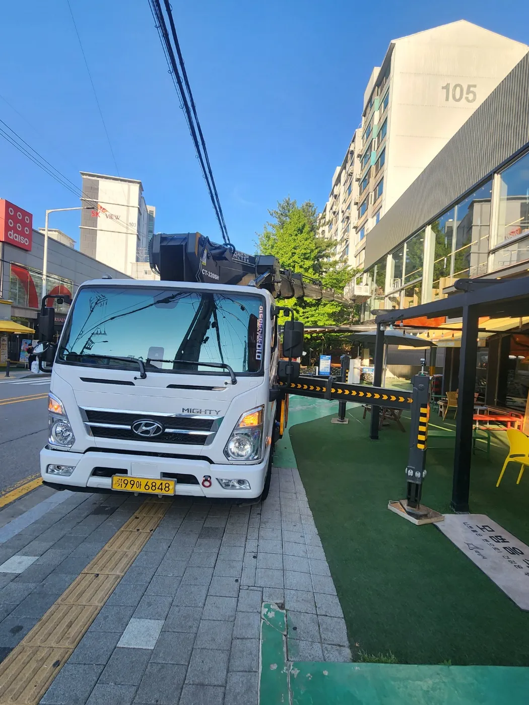안산 스카이차 현장작업 5 - 고소작업 안전시공