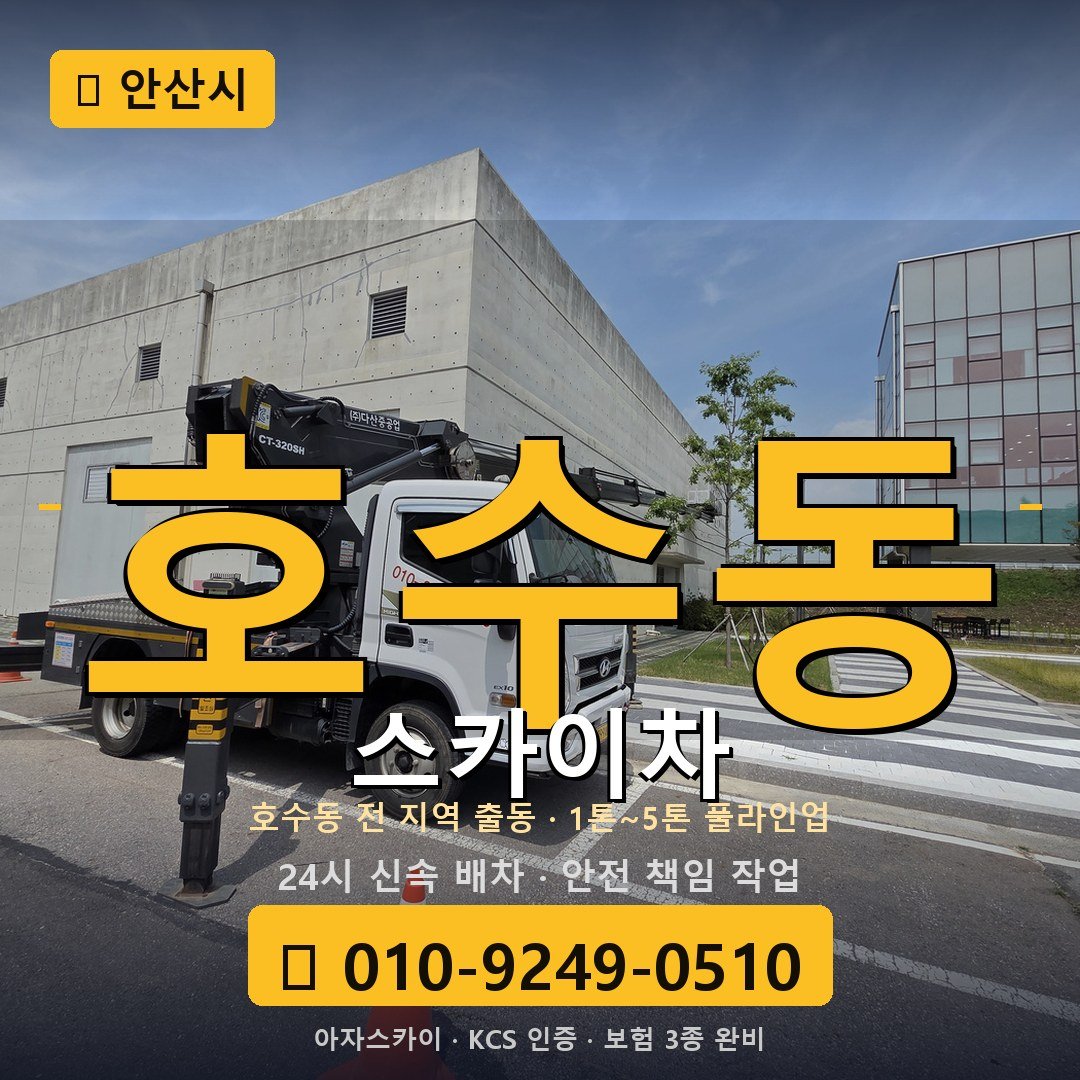 안산 호수동 스카이차 - 아자스카이